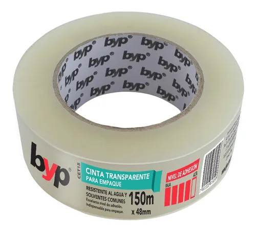 [CET15] CINTA PARA EMPAQUE TRANSPARENTE 48 MM X 150 M