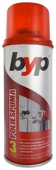 ESPUMA PULIURETANO BYP 340G