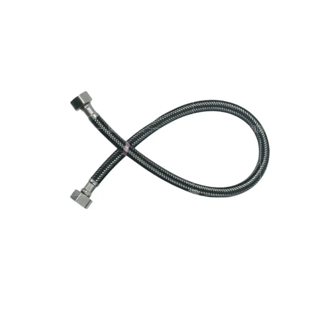 MANGUERA NEGRA 60 CM PARA WC (SP260) (VENTA POR PAQUETE DE 10 PZAS)