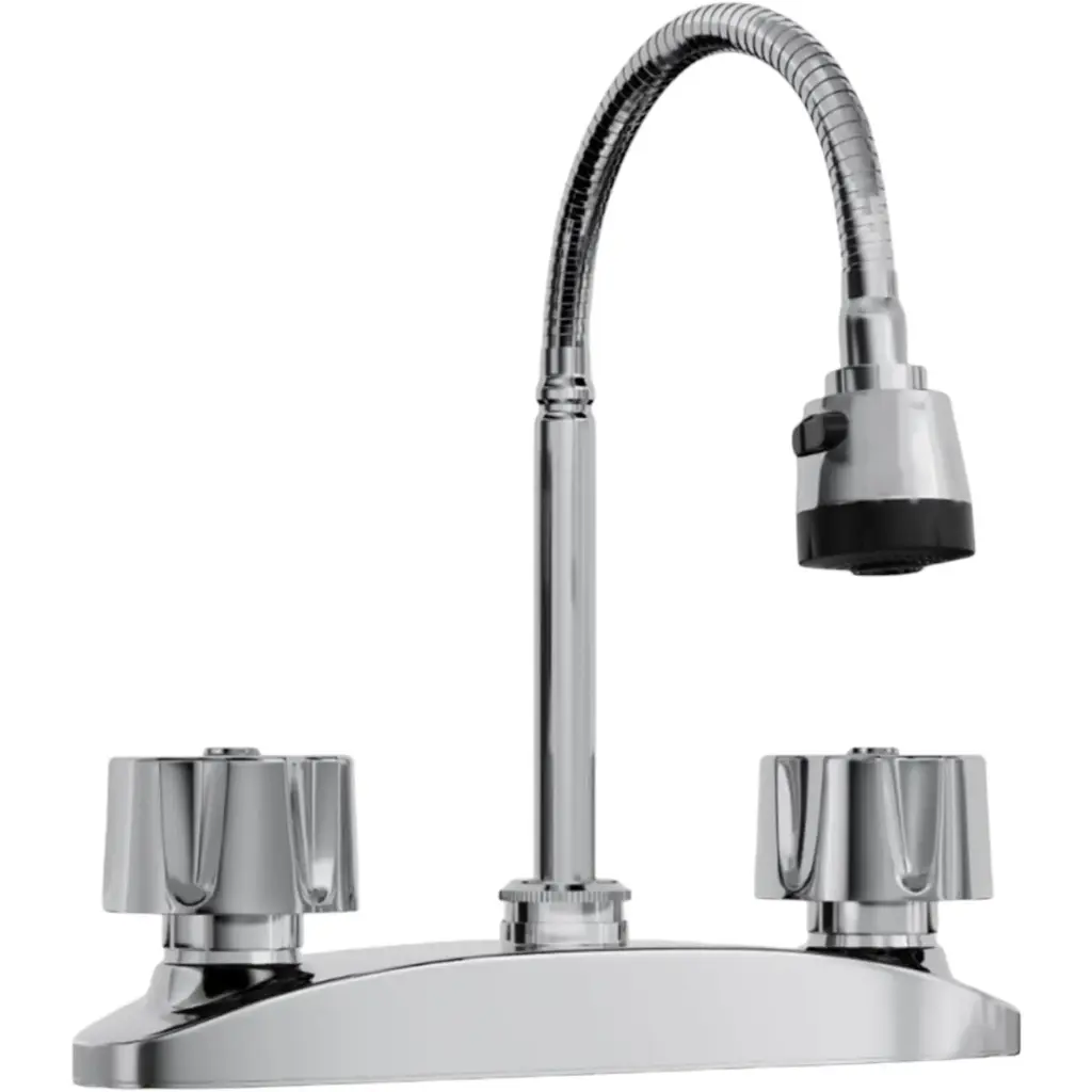[S8160] MEZCLADORA PARA FREGADERO 8" CROMADA S8160