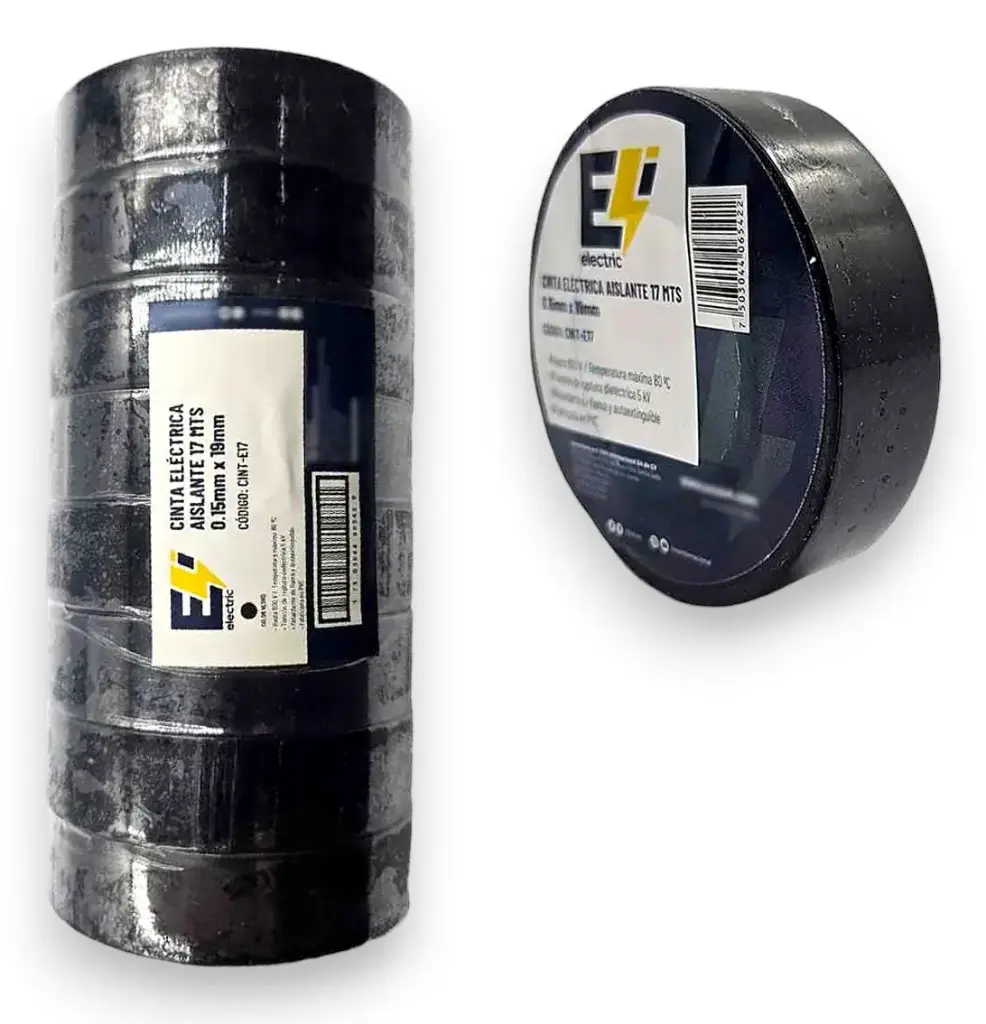 CINTA ELECTRICA AISLANTE 19MM x 17M CINT-E17