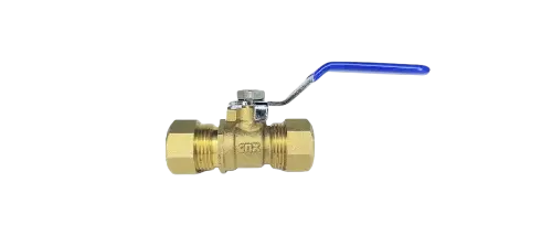 VALVULA ESFERA COMPRESIÓN 1/2" 300 PSI PALANCA