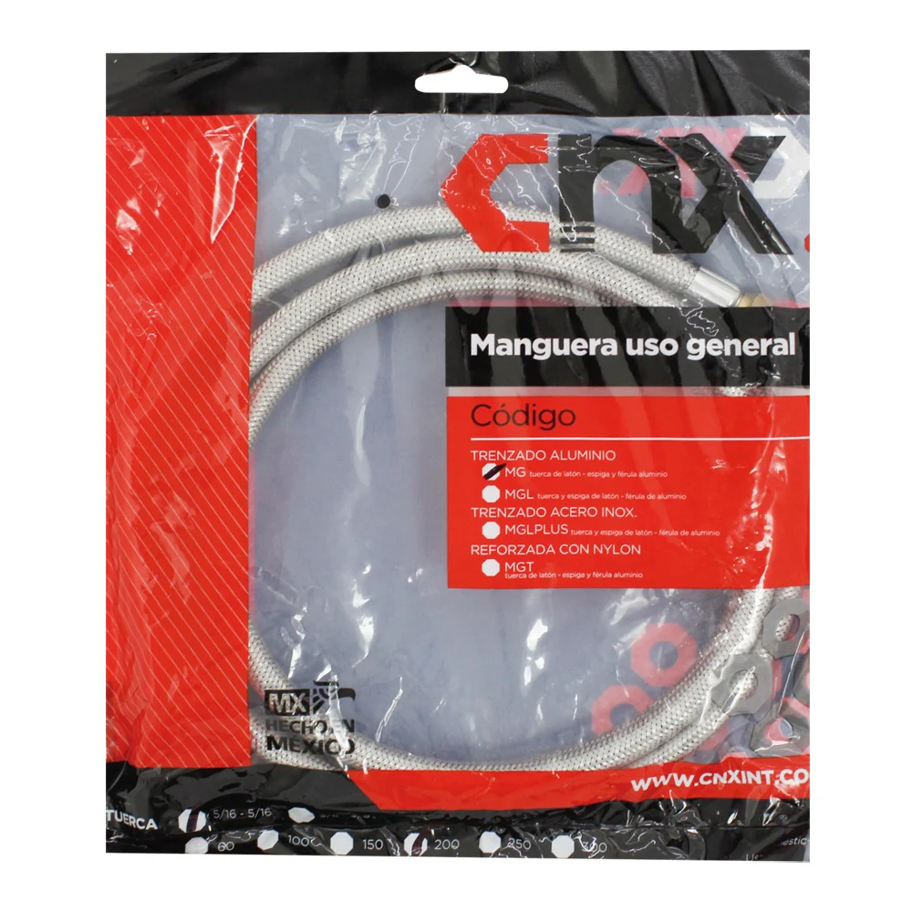 [MG10X400] MANGUERA FLEXIBLE 3/8 X 3/8 400 cm