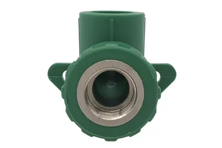 CODO PPR FIJO CON INSERTO LATON 20MM 1/2