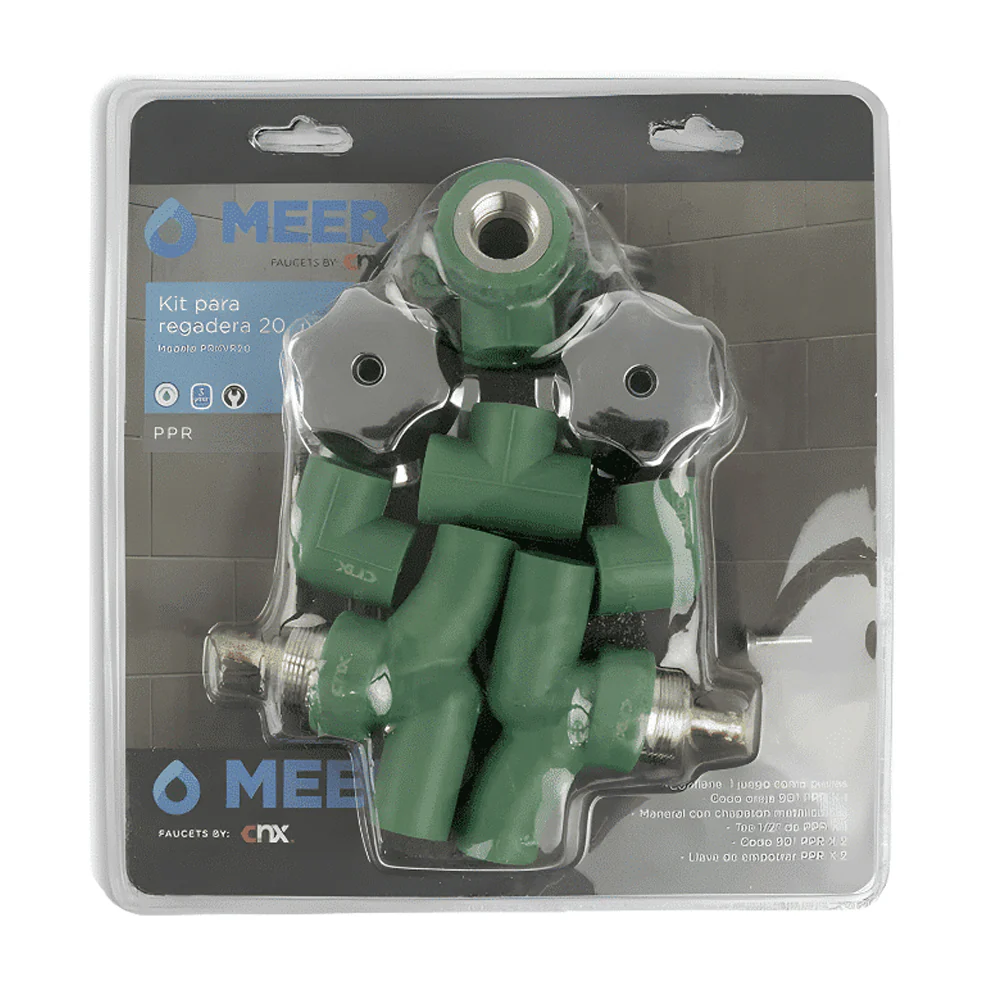 [PRKVR20] KIT PARA REGADERA DE PPR, CON MANERAL Y CHAPETON