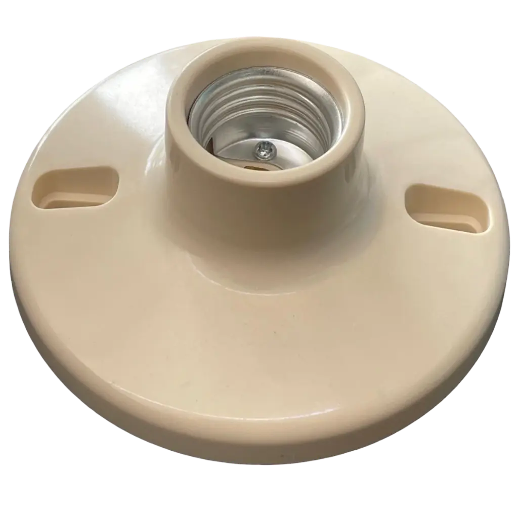SOCKET ROSETA DE BAQUELITA 4"