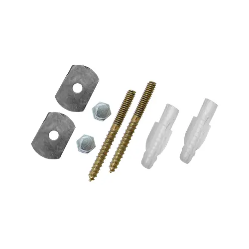 [TP-1071] JUEGO DE TORNILLOS PIJA DE SUJECIÓN DE ACERO TROPICALIZADO Y TAQUETES PARA SANITARIO