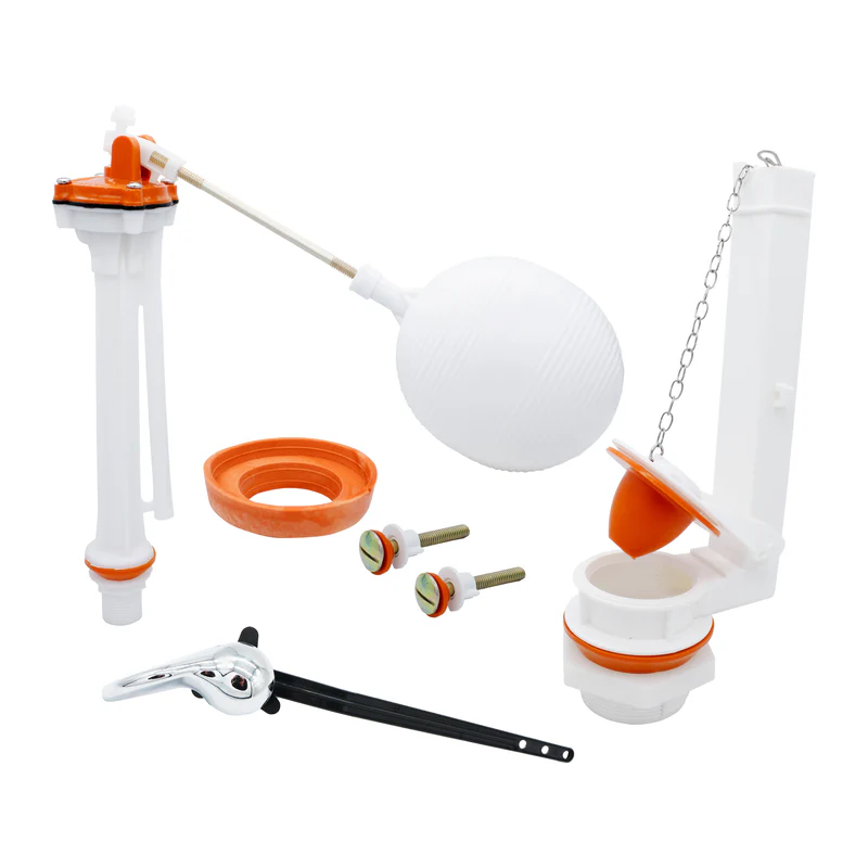 [2107] KIT HERRAJE ROSMASTER 2" COMPLETO P/W.C. EN CAJITA C/CADENA INOXIDABLE (2107)