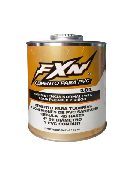 [CEM1017] CEMENTO PVC FXN DORADO 32 oz / 947 ml