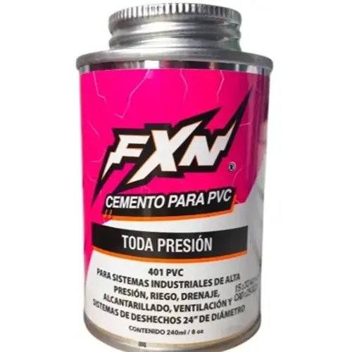 [CEM4015] CEMENTO PVC FXN TODA PRESION 8 oz / 240 ml