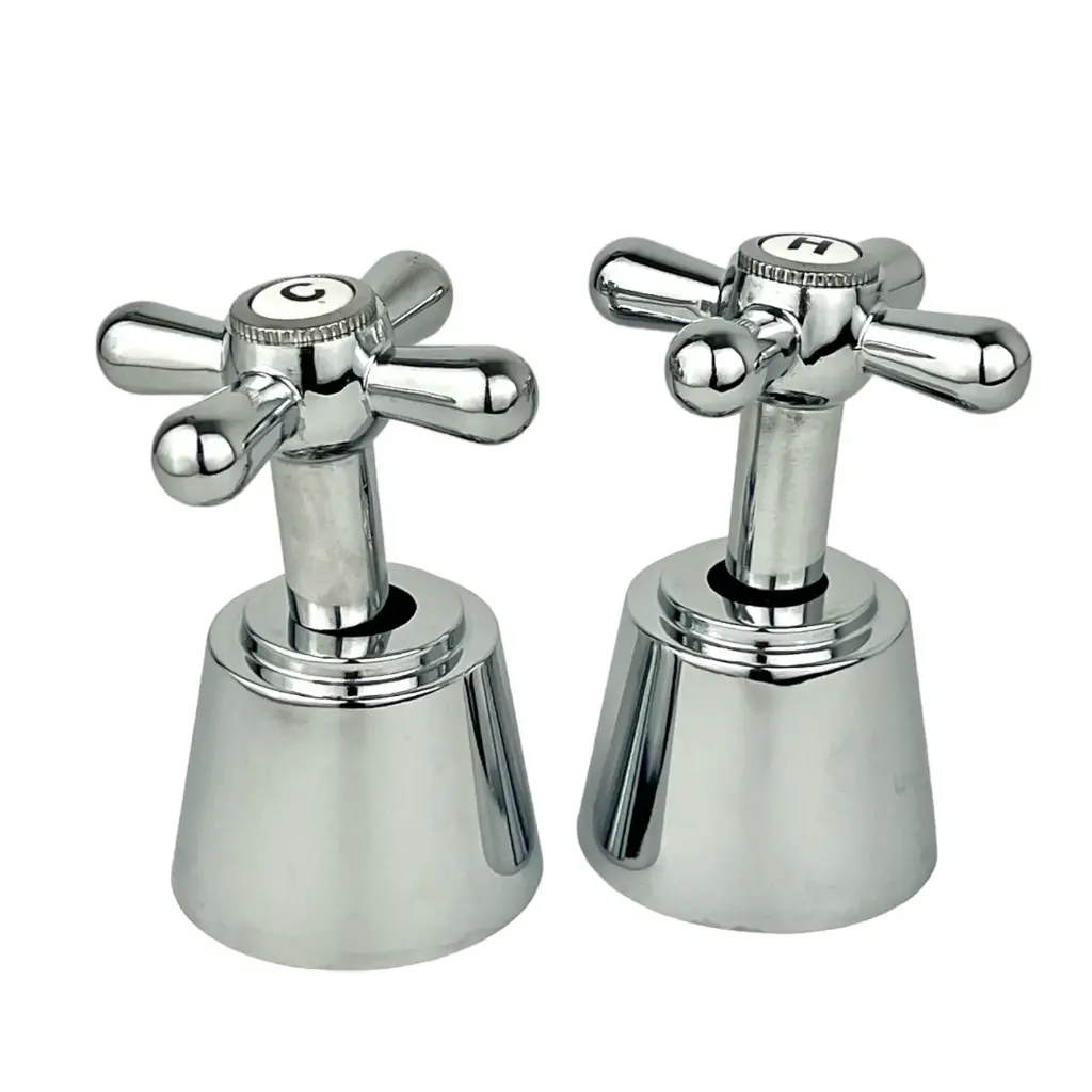 JUEGO DE MANERALES METALICOS PARA REGADERA DE CRUZ