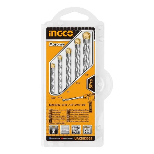 [UAKDB3055] JUEGO DE BROCAS 5 PZS. 5/32 - 3/8