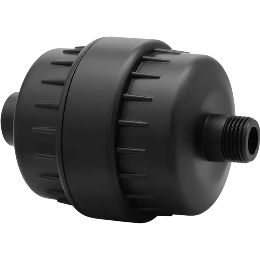 FILTRO PARA REGADERA CUERPO DE PLASTICO ABS COLOR NEGRO