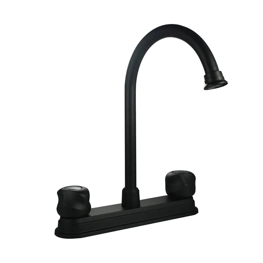 [SP80079N] MEZCLADORA 8" PARA FREGADERO COLOR NEGRO MATE (SP8079N)