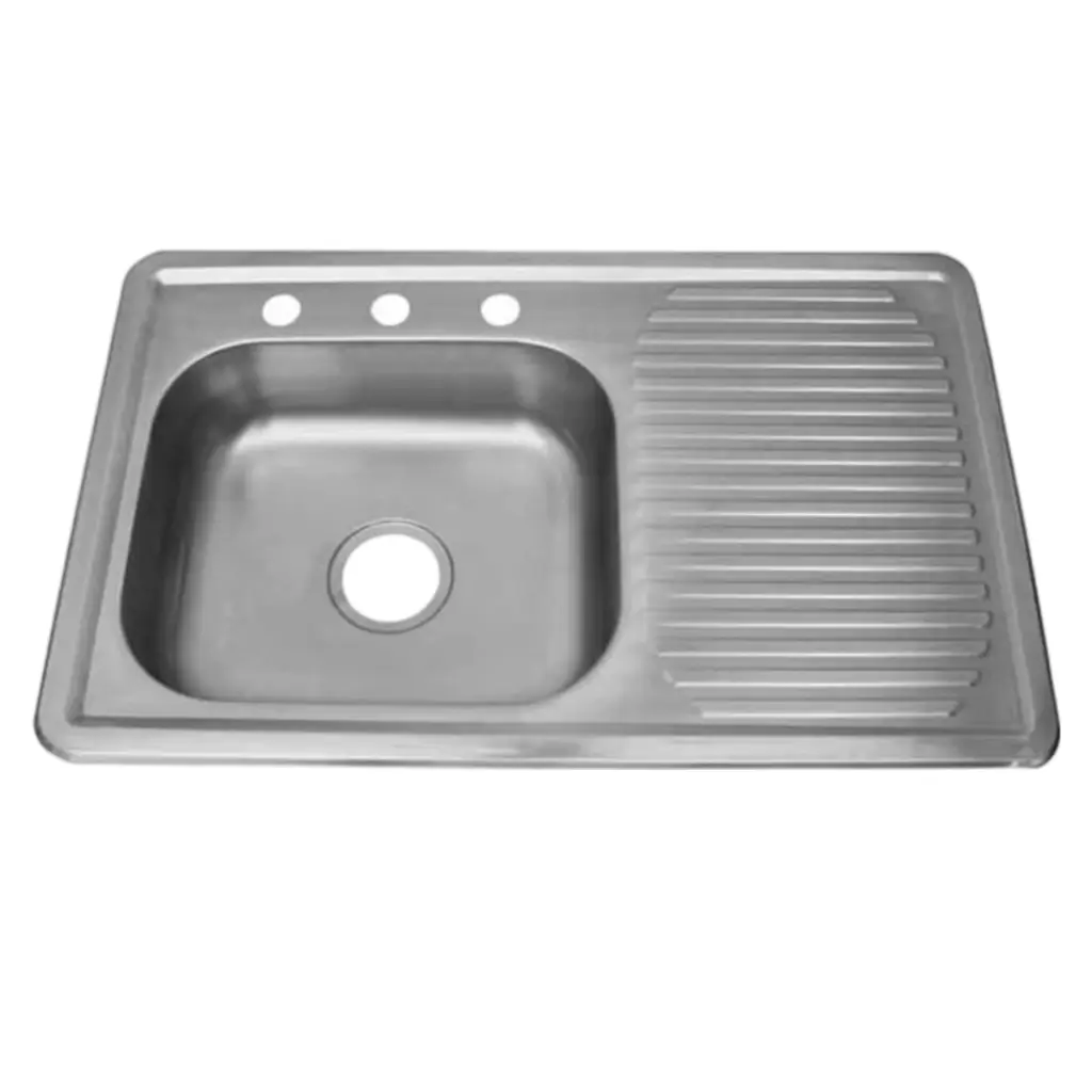[ST8050L] TARJA DE 80X50 ESCURRIDOR IZQUIERDO  SOLVEX