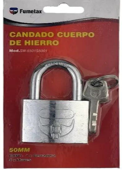 [SW-5501S50011] CANDADO CUERPO DE HIERRO 5001-1
